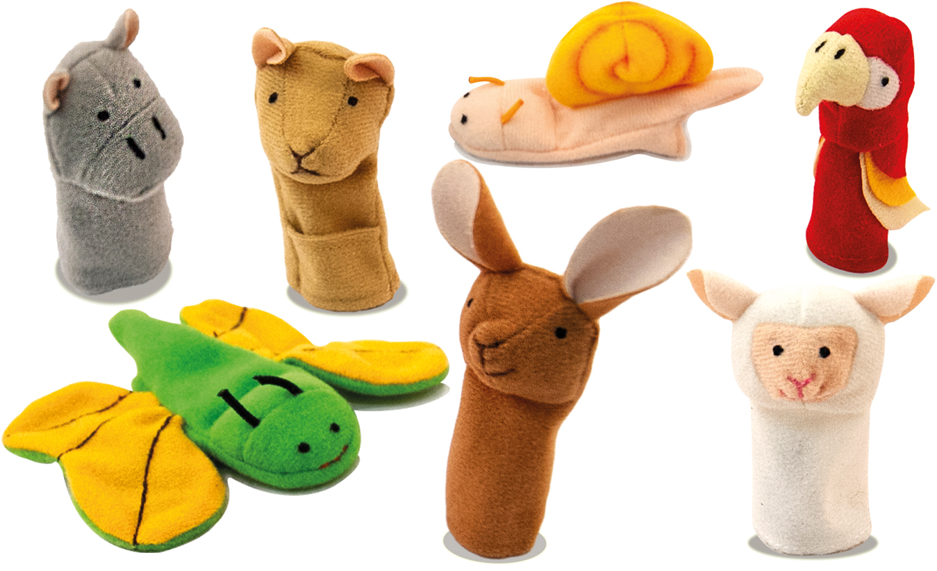 Fingerpuppen Tiere
