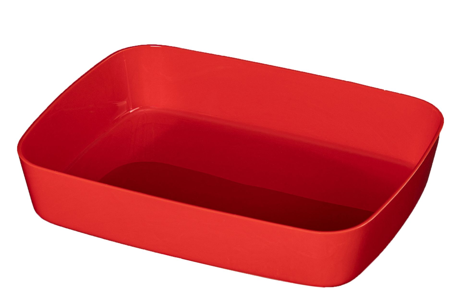 Materialschale rot, 20x15x4 cm