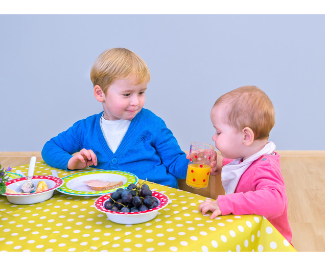 Kindergartengeschirr-Set, 60-teilig