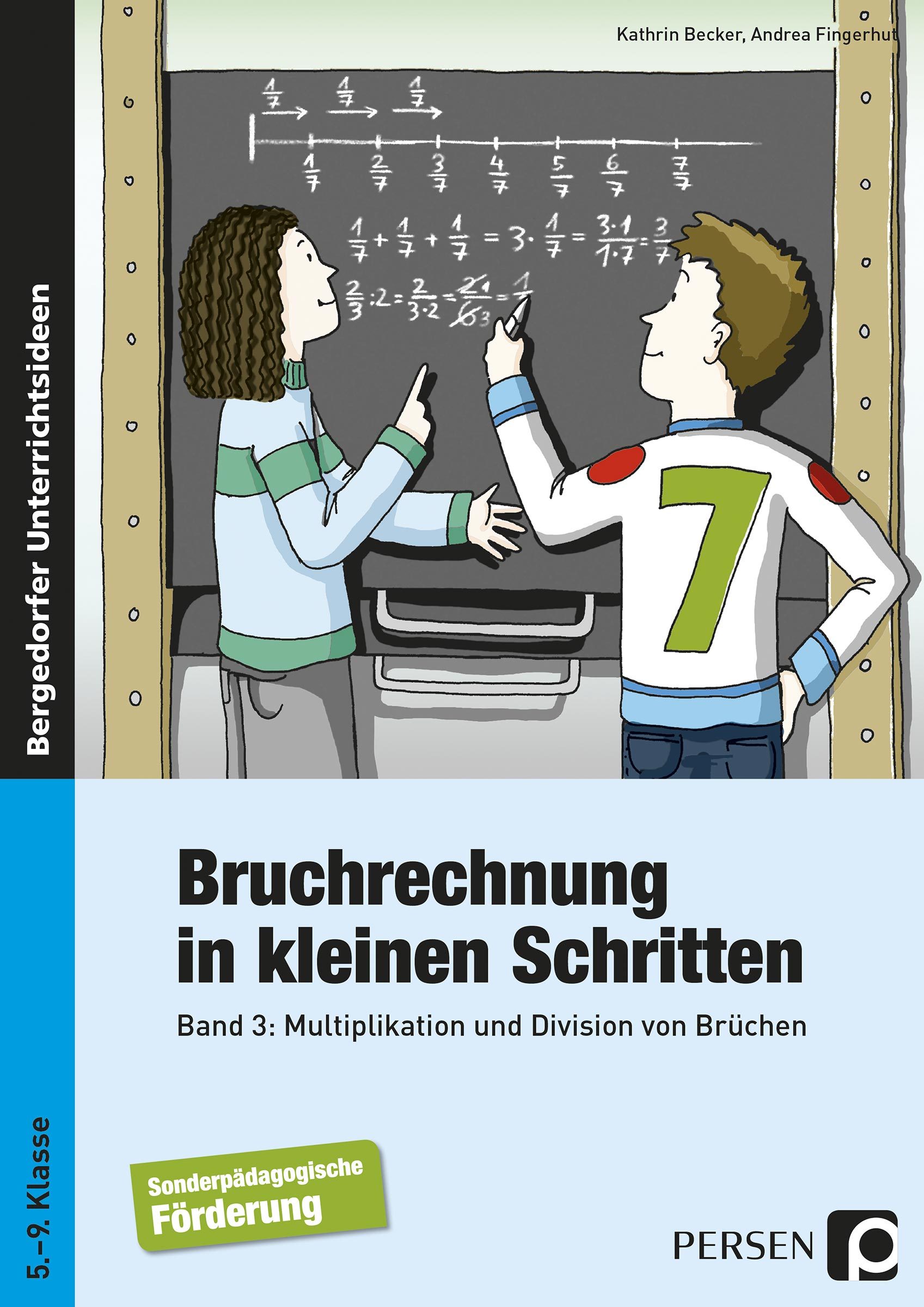 Bruchrechnung in kleinen Schritten 3, Buch, 5.-9. Klasse