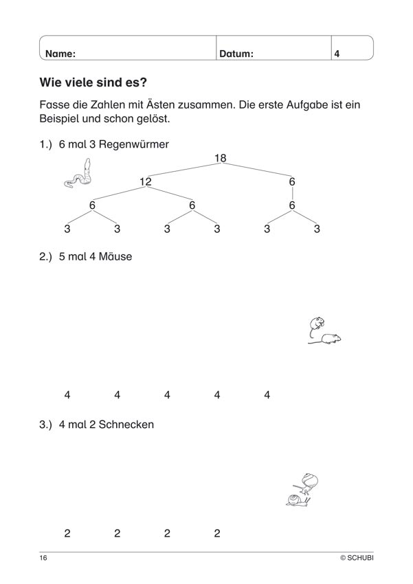 Praxisbuch Erlebnis Mathematik 1x1, ab 2.Klasse