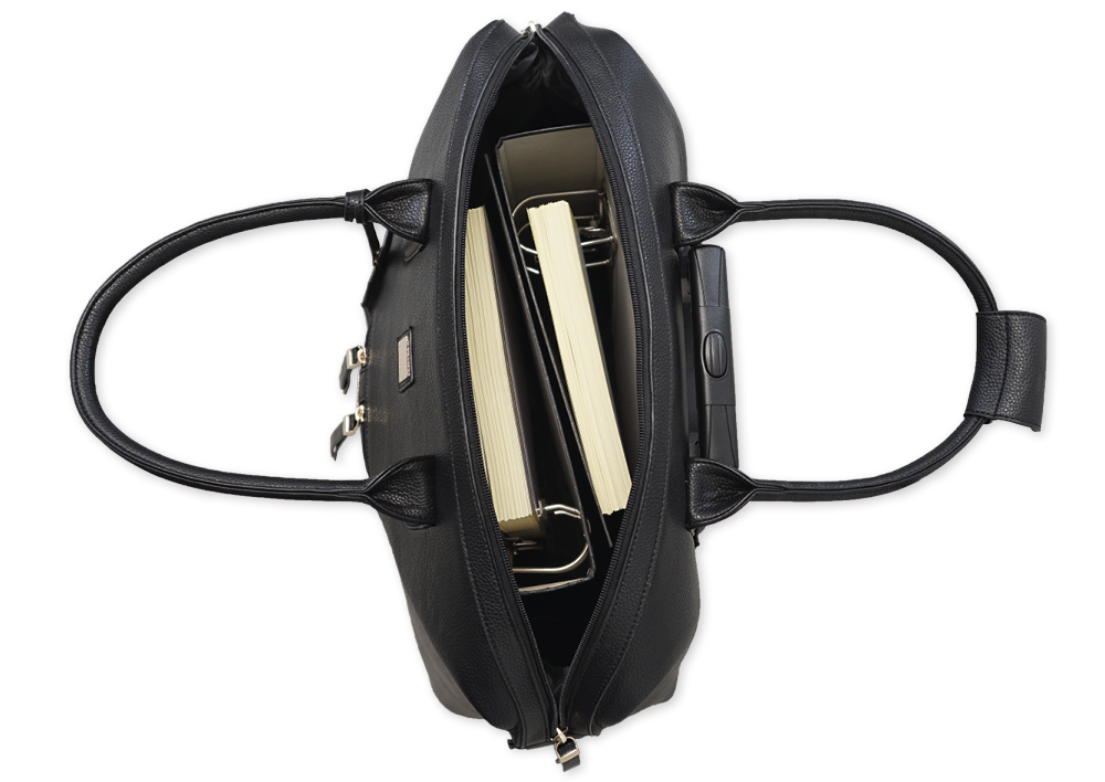 TimeTEX Handtaschen-Trolley Bella, schwarz-gold