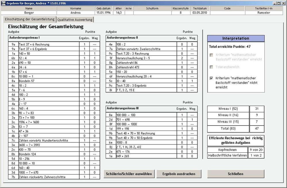 BASIS-MATH 4?8, Basisdiagnostik Mathematik, komplett