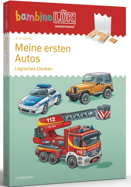 bambinoLÜK-Set Meine ersten Autos, ab 2 Jahre (Mit Kontrollgerät)