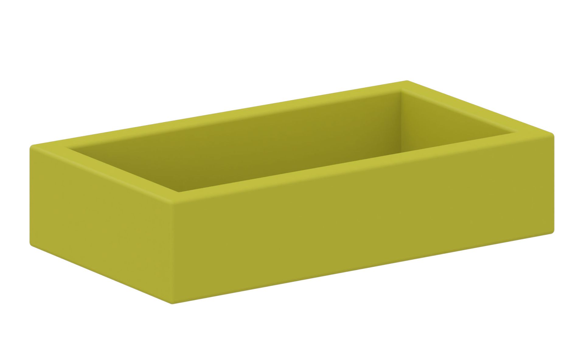 Schaumstoffbett klein grün, 114x64x25 cm