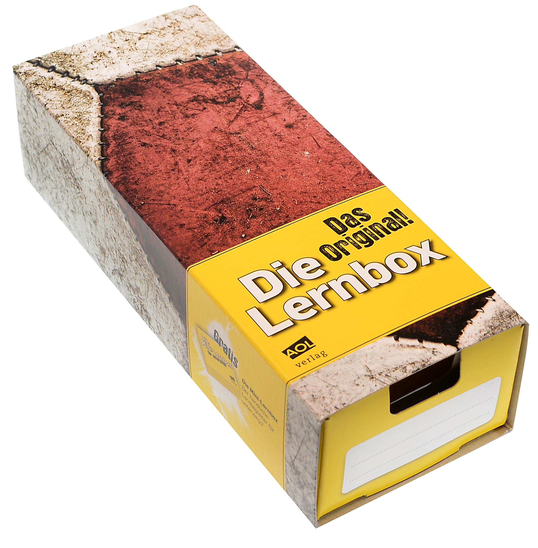 AOL Lernbox DIN A8, Design: Fußball, 10er-Paket