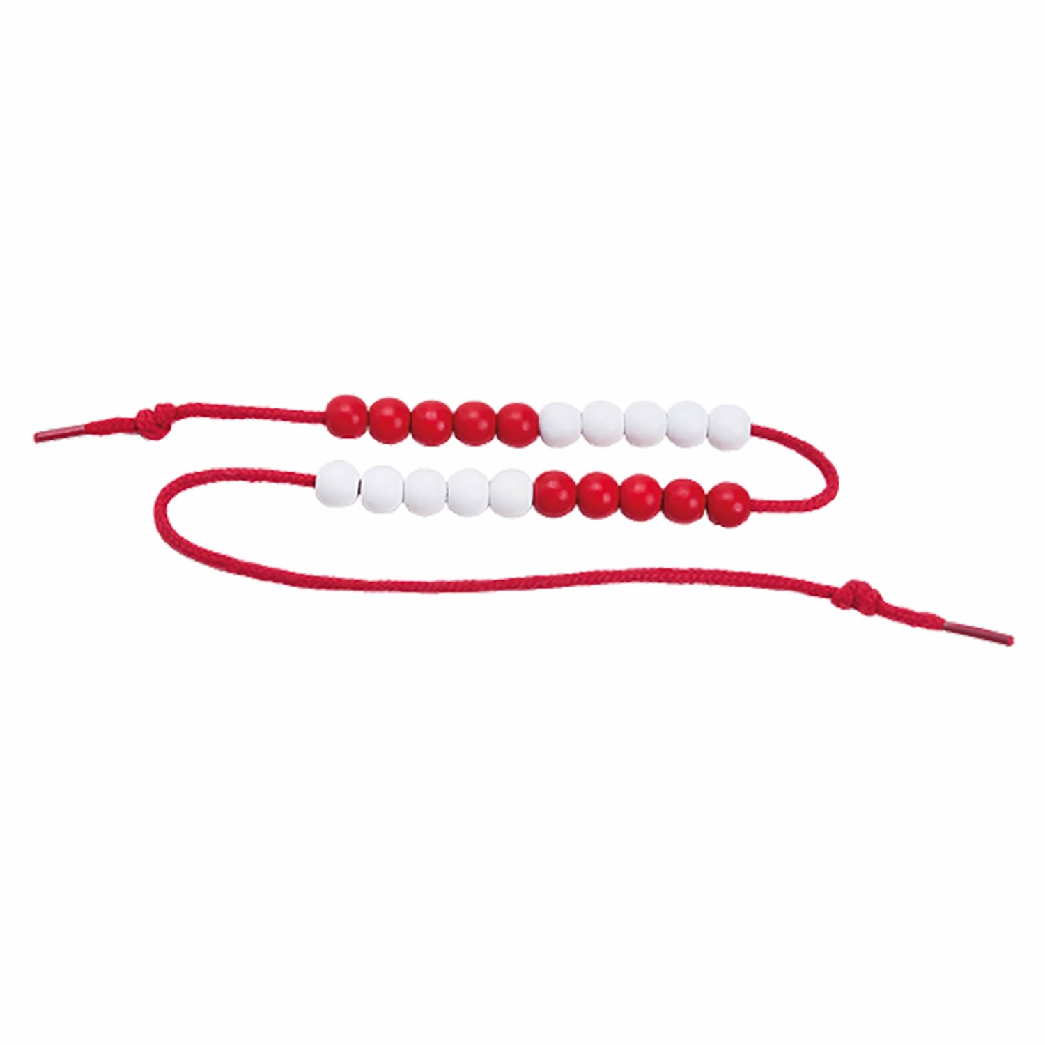 Schüler-Rechenkette rot-weiß bis 20
