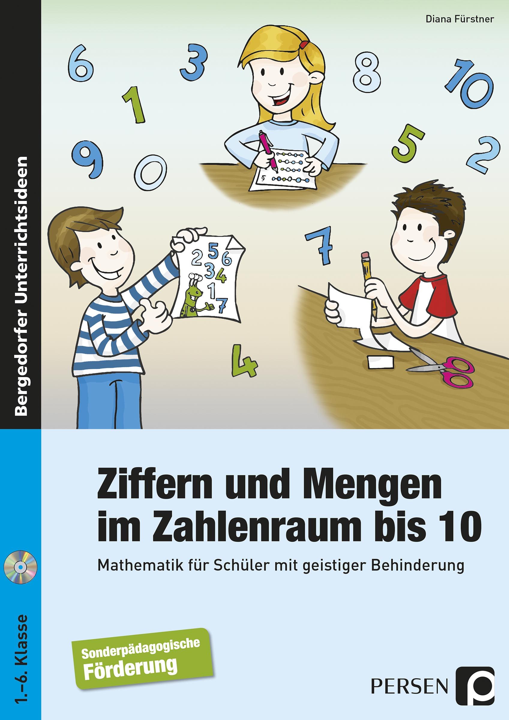 Ziffern und Mengen im Zahlenraum bis 10, 1. bis 6. Klasse