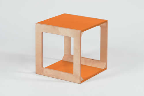 Spiel- und Krabbelwürfel einfach orange