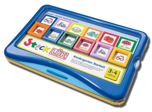 SteckLÜK-Set Kindergarten, Kontrollgerät und Kartensatz, 3-4 Jahre