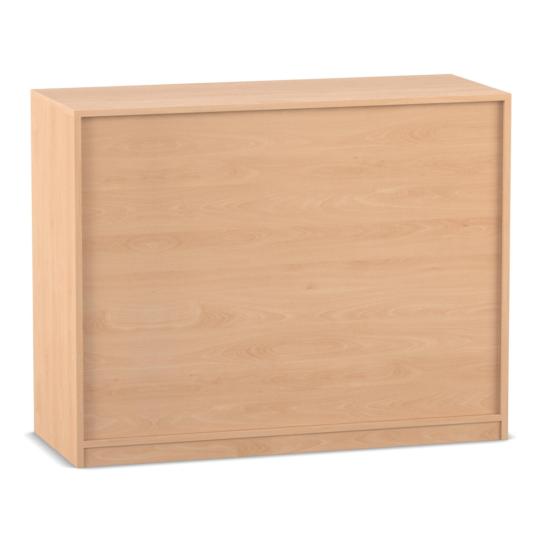 Flexeo Schrank mit 12 kleinen Schubladen, Buche hell, HxBxT: 99,1 x 126,4 x 50 cm