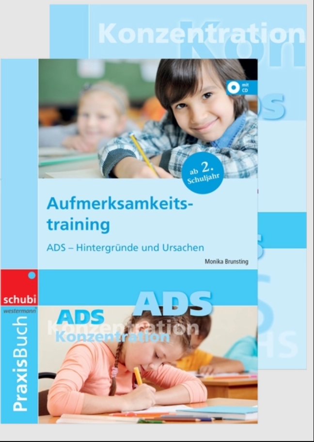 Aufmerksamkeitstraining Kombipaket, 4-12 Jahre