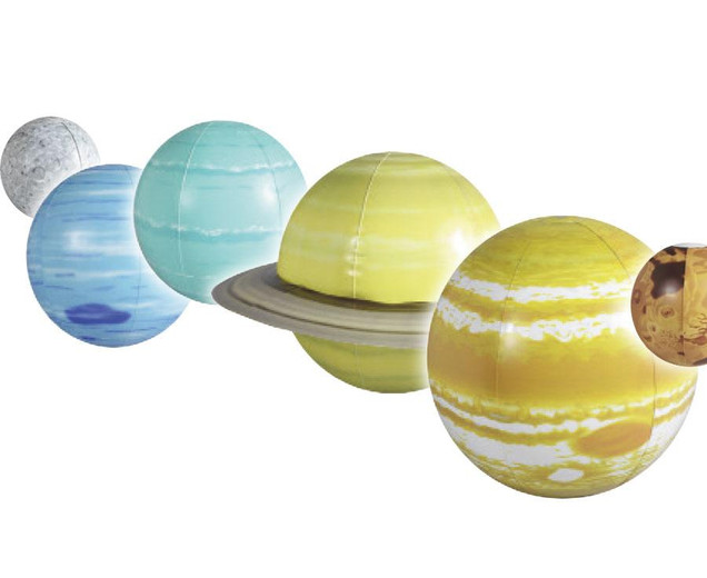 Sonnensystem, aufblasbare Modelle, 3-10 Jahre