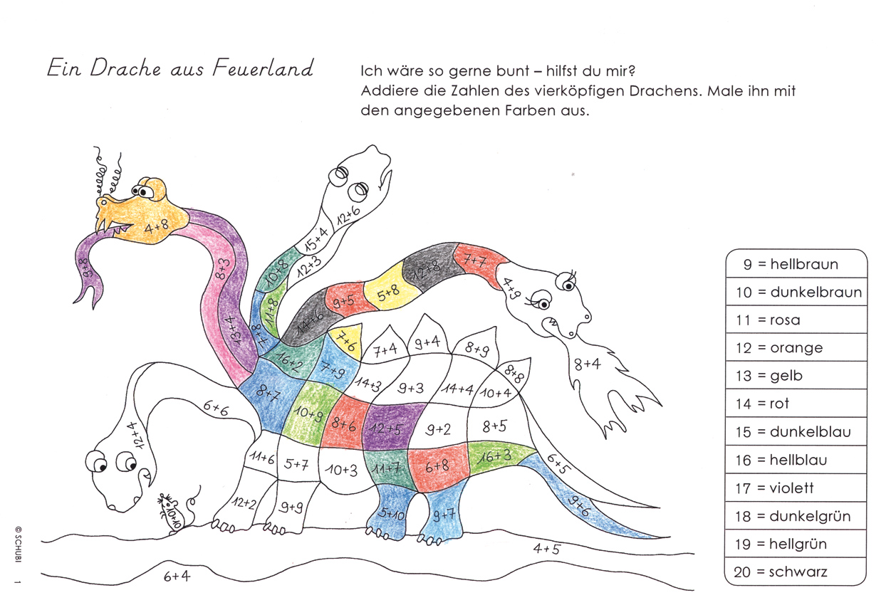Rechentiere - Differenzieren leicht gemacht!,1.-2. Klasse
