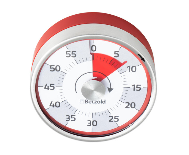 Automatik-Timer mit Magnet - rot
