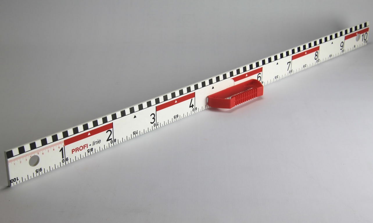 Tafellineal Dezi- und Zentimeter-Lineal 100 cm aus RE-Plastic° PROFI-linie (160300.200)