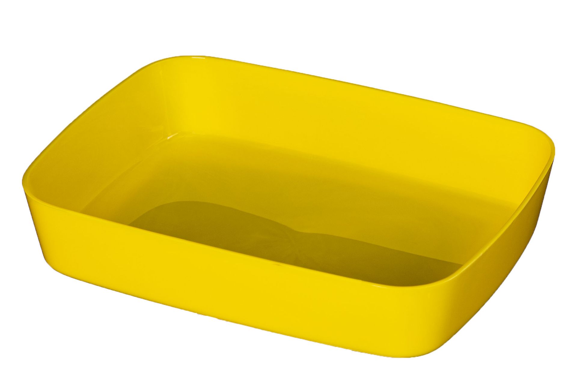 Materialschale gelb, 20x15x4 cm