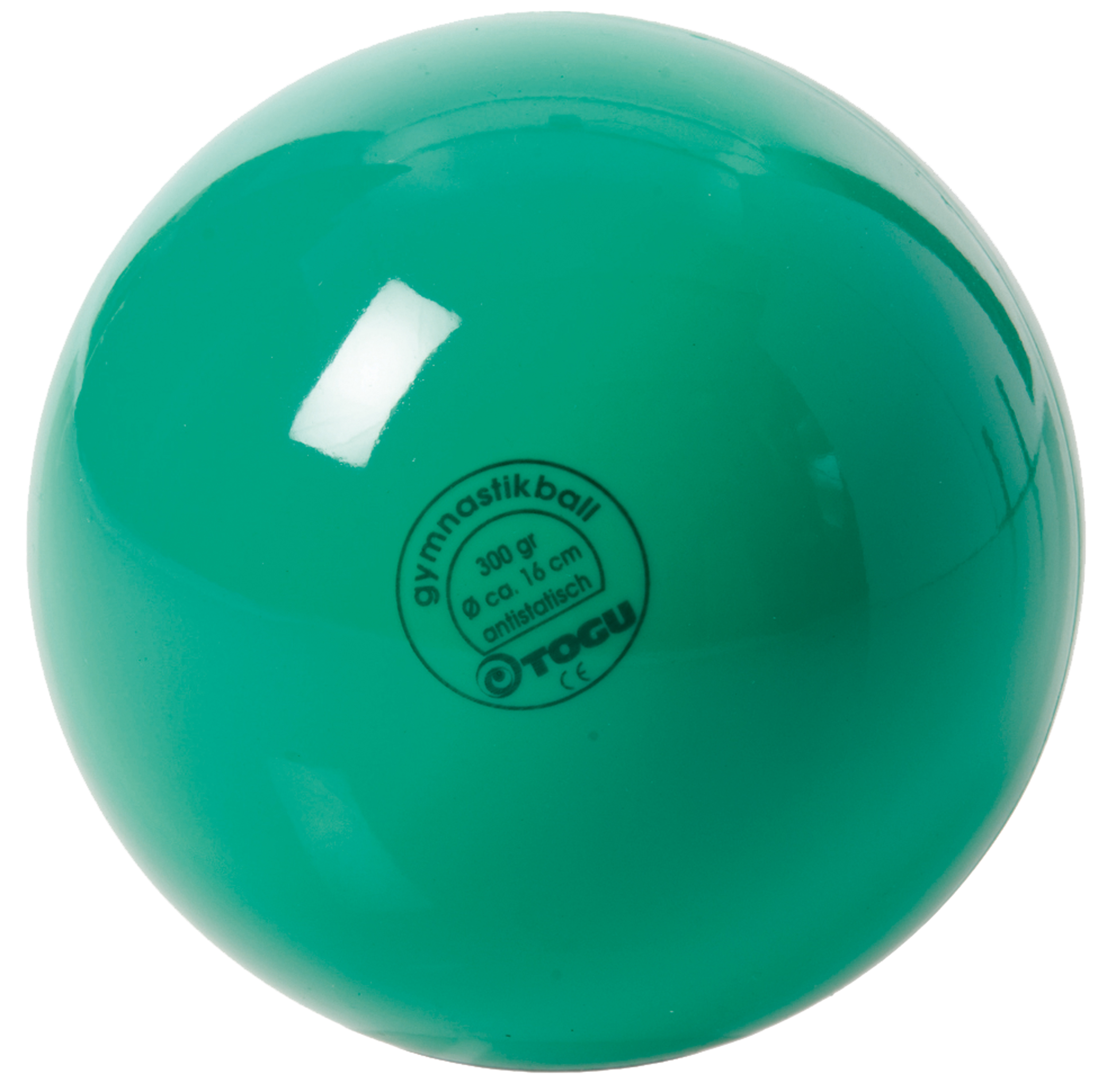 TOGU® Gymnastik Ball Standard 16 cm, 300 g, türkis