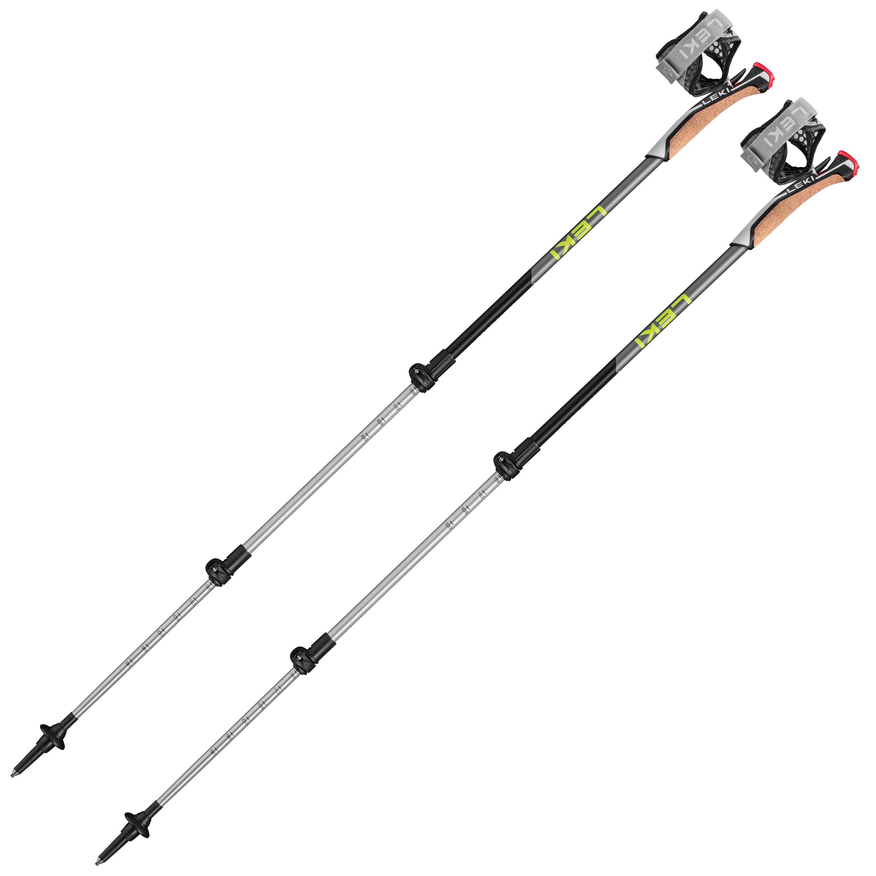 Leki Nordic Walking Stöcke Traveller Alu, Stocklänge 90?130 cm