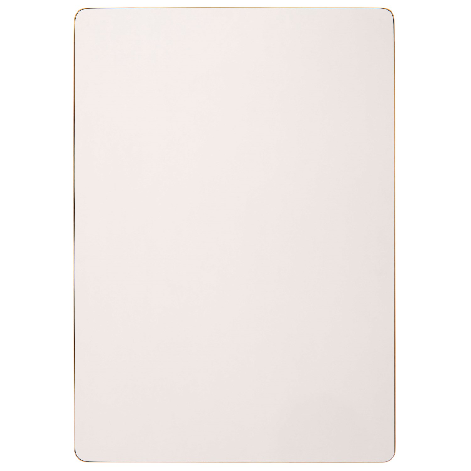 Tischplatte rechteckig: milchweiß - 118 x 64 x 2 cm