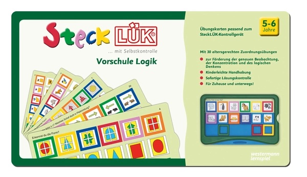 SteckLÜK-Übungsblock Vorschule Logik, 5-6 Jahre