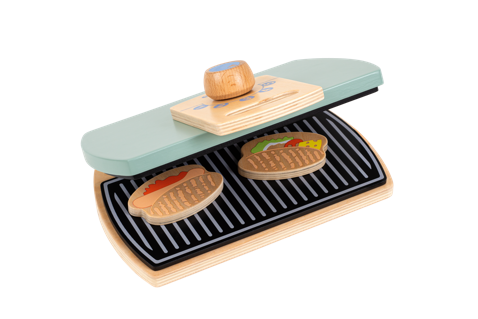 Grillstation aus Holz, 24x17 cm