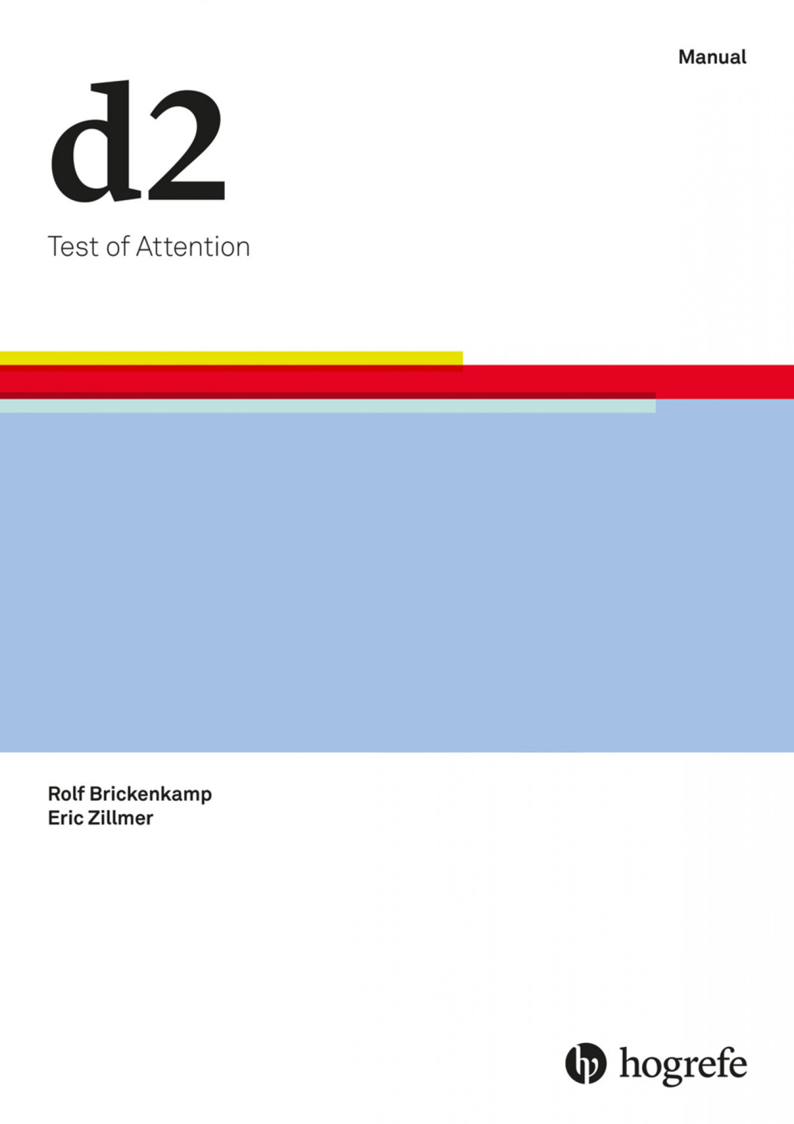 d2 Test of attention Manual