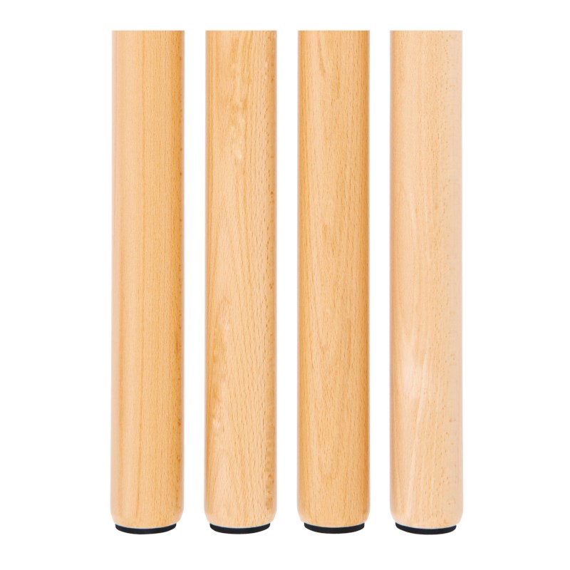 Satz mit 4 Tischbeinen für Tisch hoch 26 cm