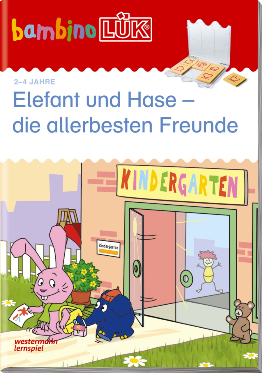 bambinoLÜK Elefant und Hase, die allerbesten Freunde, 2-4 Jahre