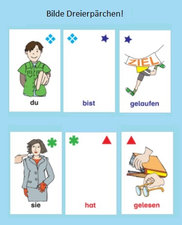 Deutsch Lernen: Haben oder sein? - Perfekt richtig bilden, Merkspiel, ab 9 Jahre