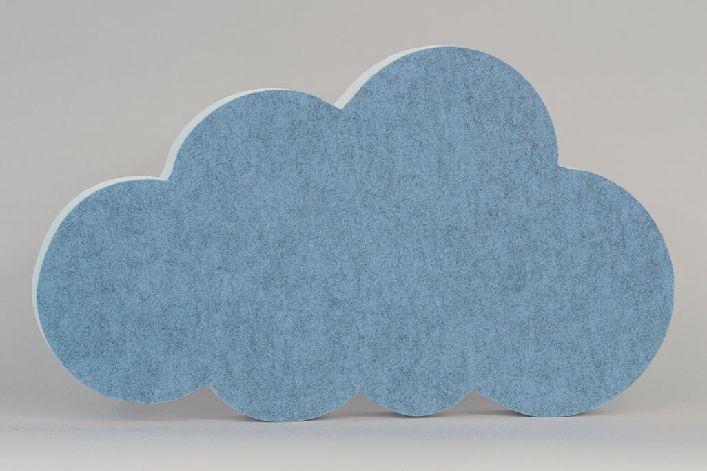 Schallschutz Akustikelement, Wolke Blau, soni ELEMENT cloud