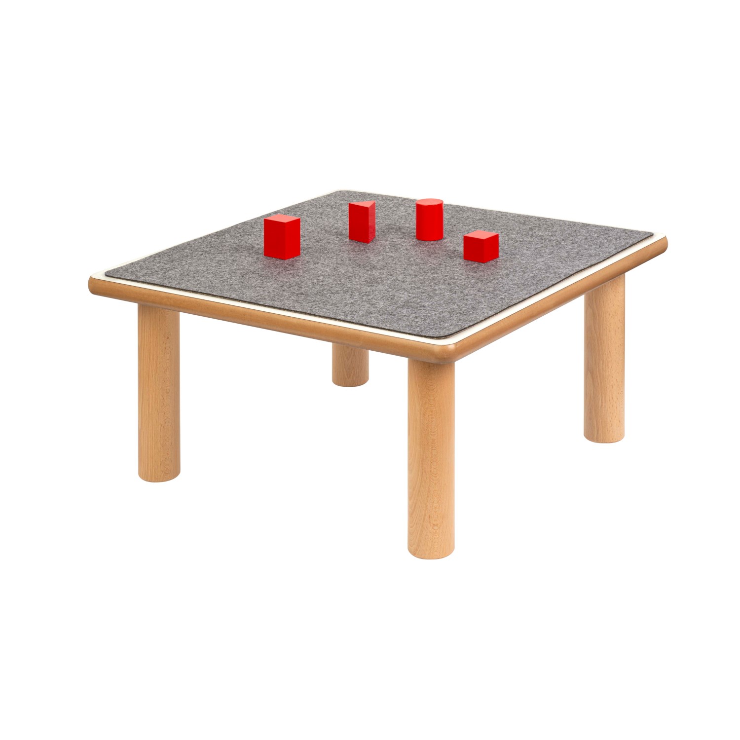 Tisch-Teppich quadratisch (5 im Set), 48 x 48 cm, ab 1 Jahr