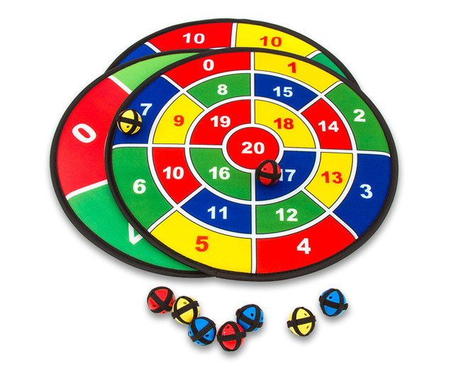 Zielscheiben Rechnen 3er Set, Wurfspiel, ab 4 Jahre