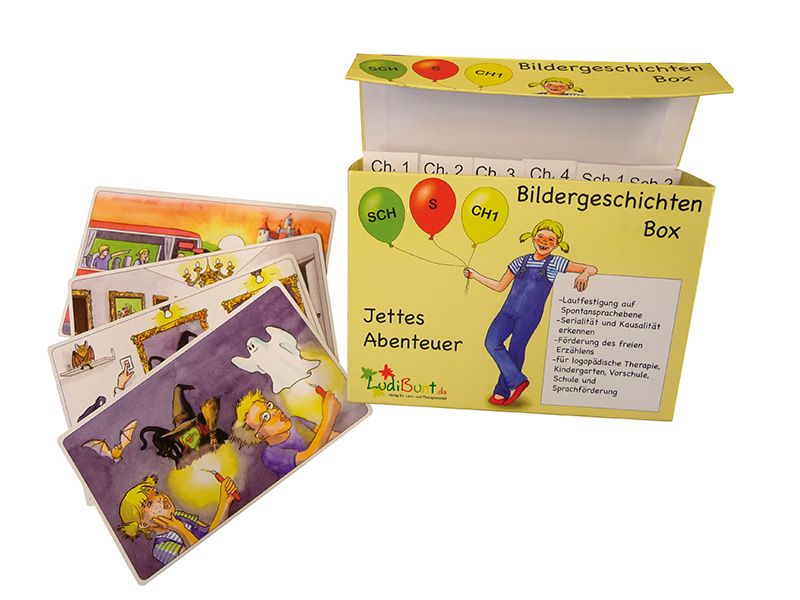 Bildergeschichtenbox Sch, Ch1, S - Jettes Abenteuer, ab 5 Jahre