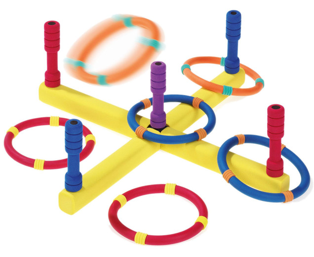Soft-Wurfspiel mit 6 Ringen, 4-15 Jahre