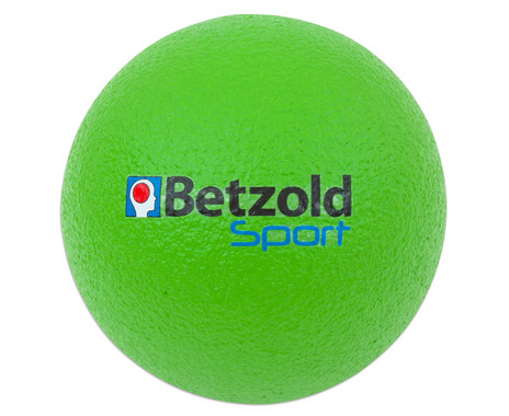Softball, beschichtet, 15 cm, grün