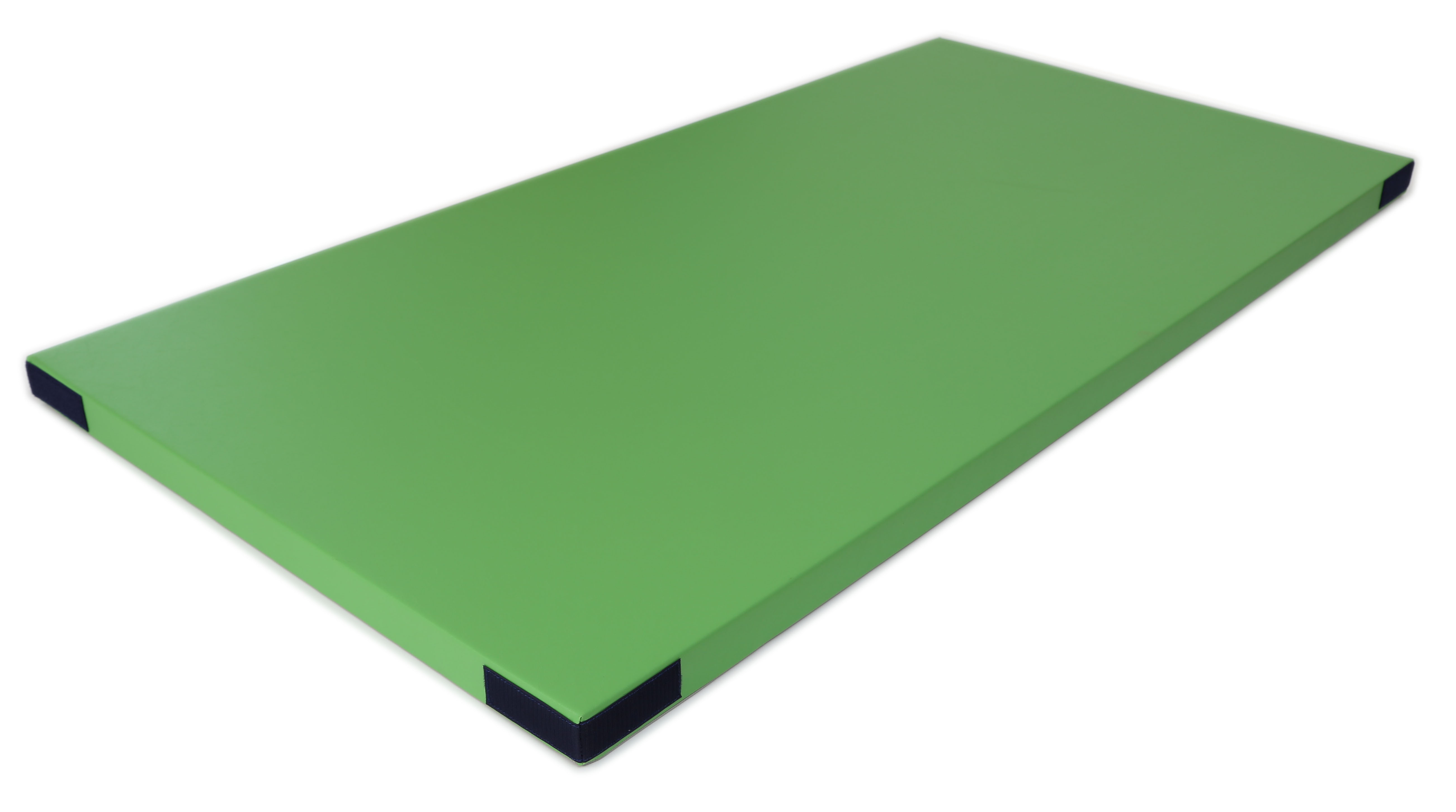 Fallschutzmatte FSM 160/60, 200x100 cm hellgrün mit Klettecken