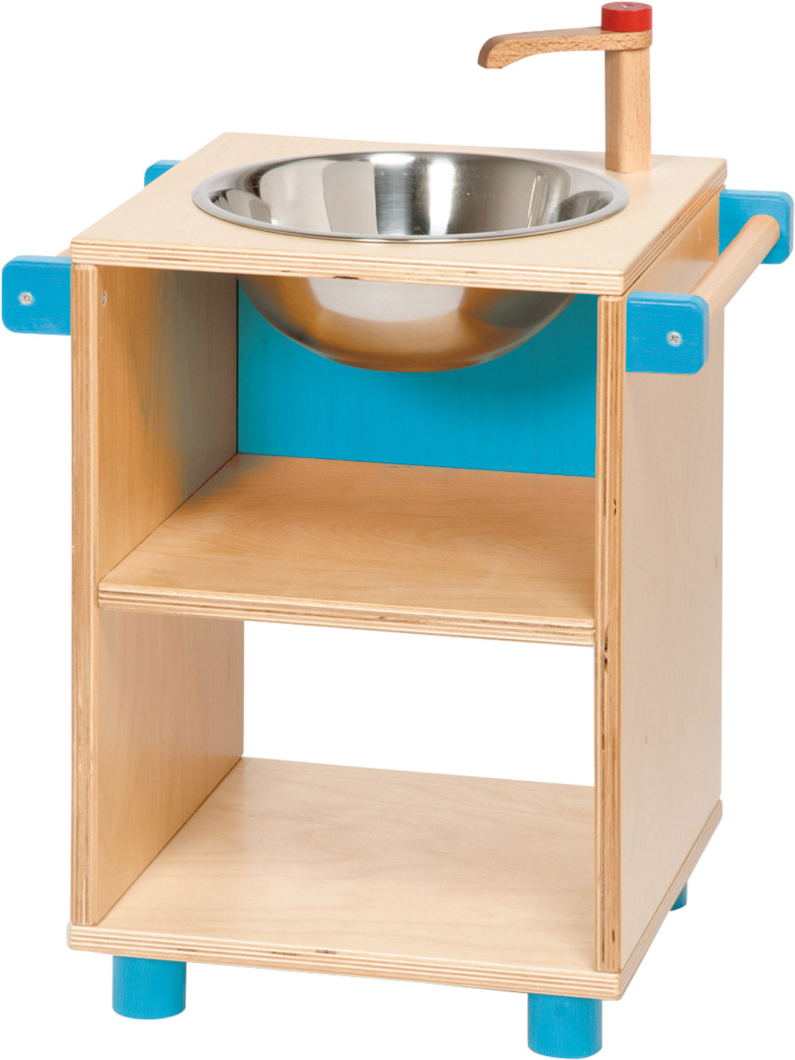 Krippenspielmöbel Spültisch türkis