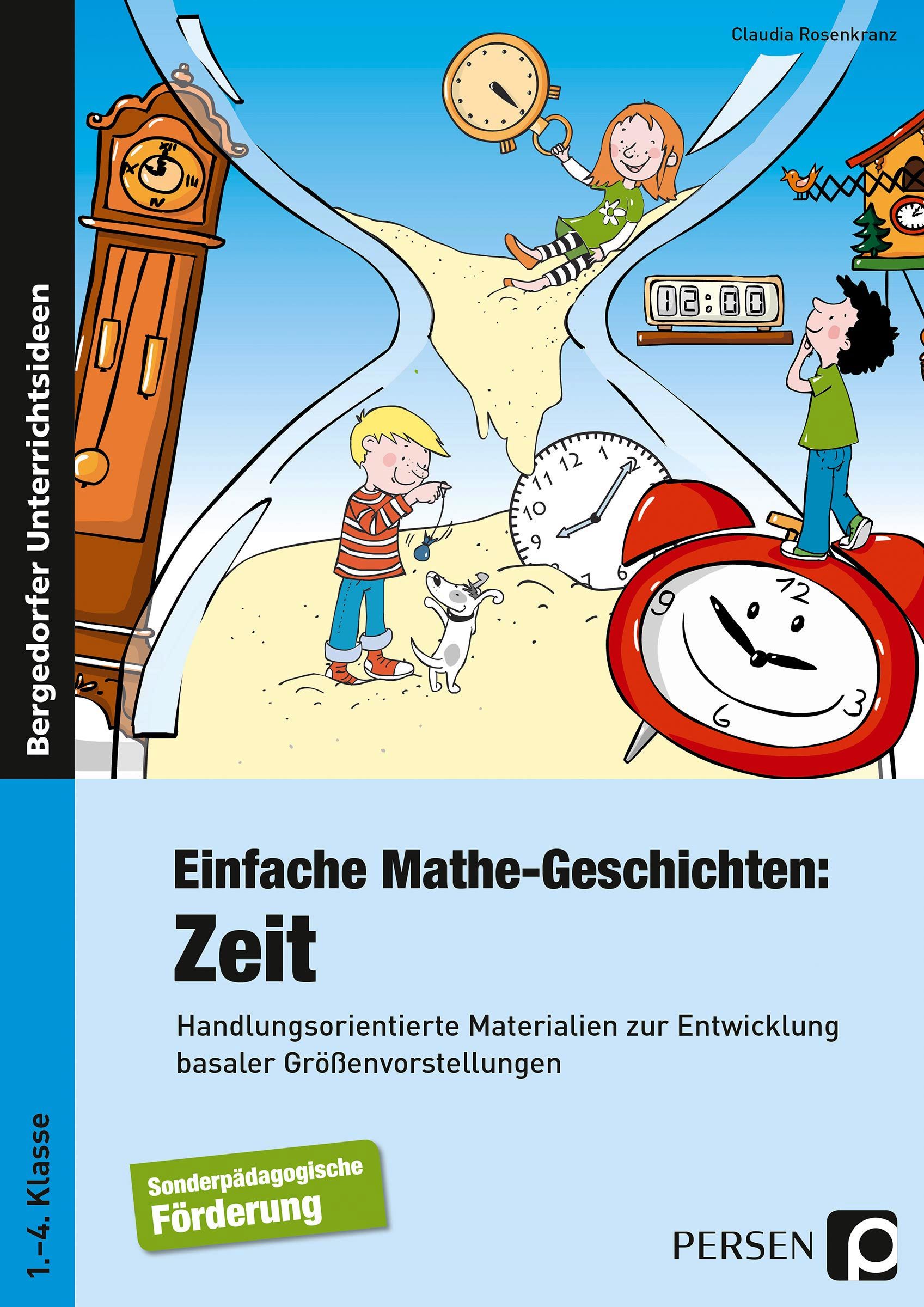 Einfache Mathe-Geschichten: Zeit, Buch, 1.-4. Klasse