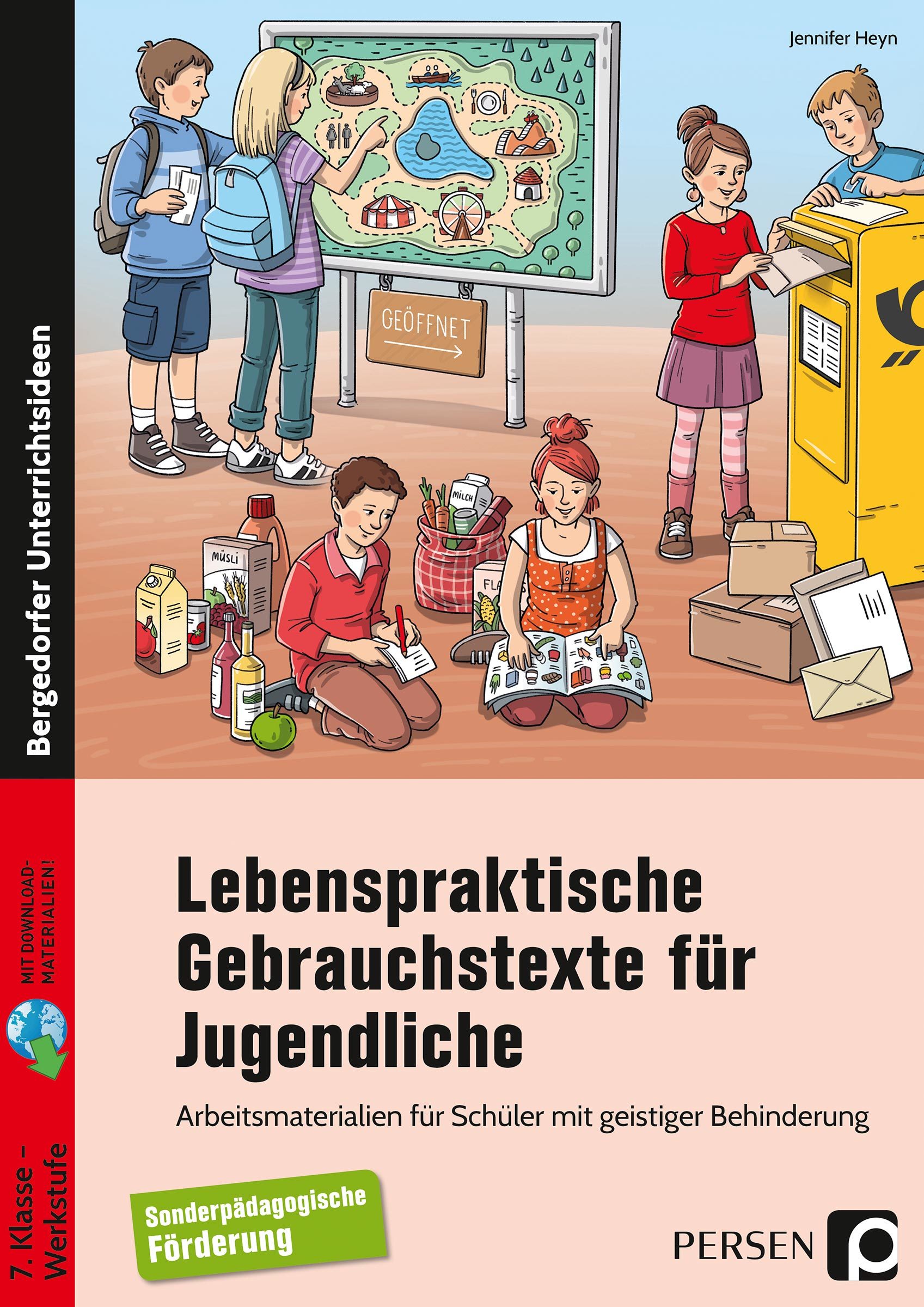 Lebenspraktische Gebrauchstexte für Jugendliche, Buch, 7. Klasse bis Werkstufe