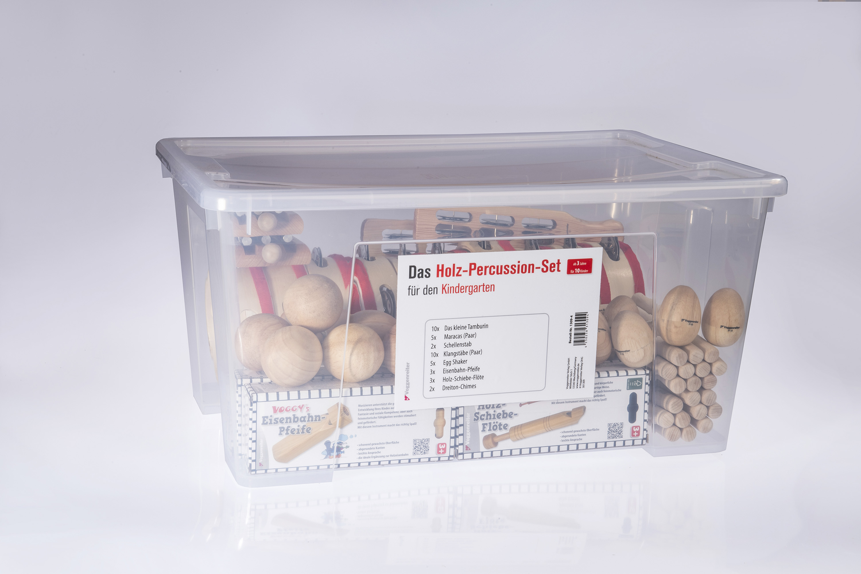 Holz-Percussion-Set für den Kindergarten