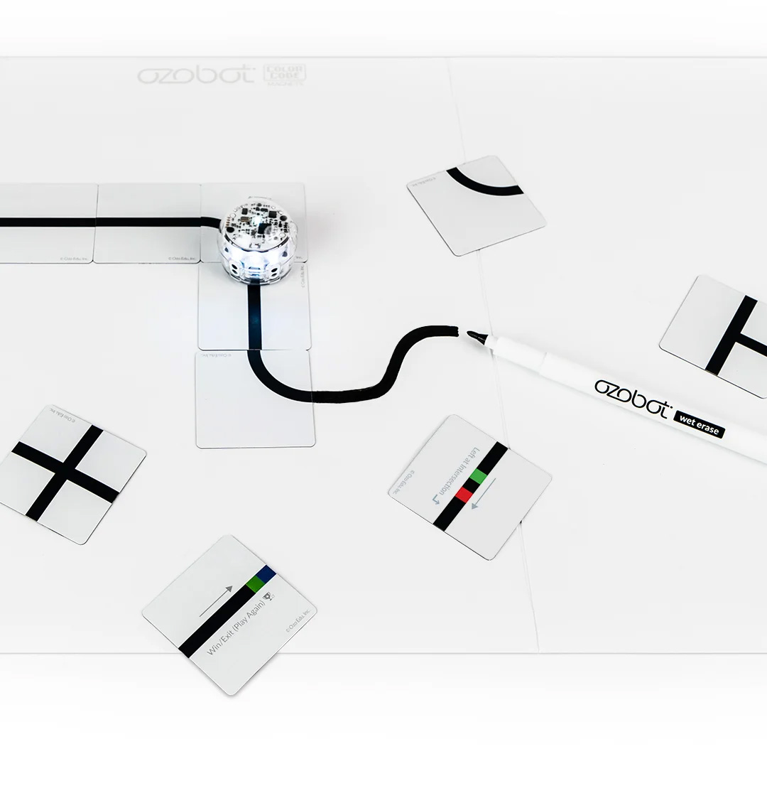 Ozobot Farbcode Magnete Basis Set