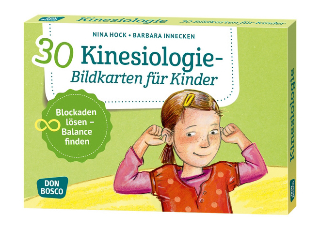 30 Kinesiologie-Bildkarten für Kinder, 1-8 Jahre