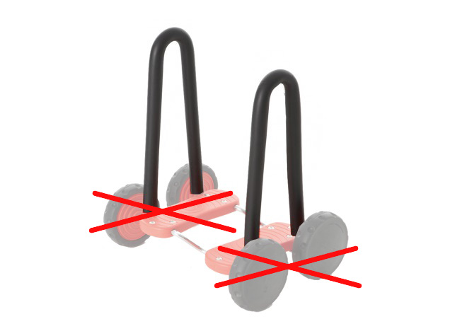Gonge® Go Go Roller Handgriffe, 1 Paar
