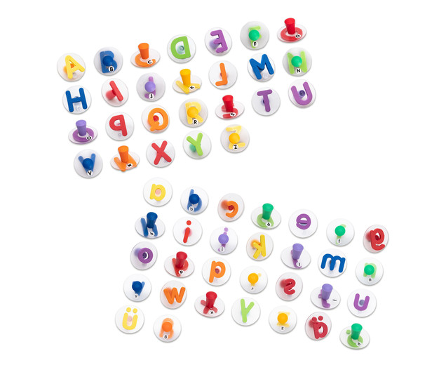 Riesen-Buchstabenstempel Kleinbuchstaben, 3-9 Jahre