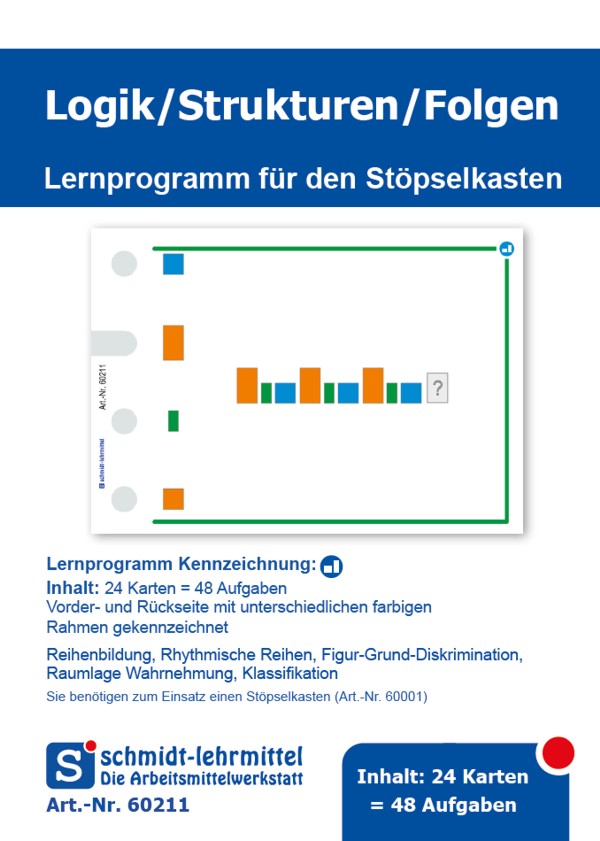 Stöpselkarten 'Logik / Strukturen / Folgen'
