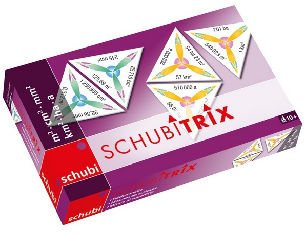SCHUBITRIX Mathe - Flächenmaße, Lernspiel, 3.-4. Klasse