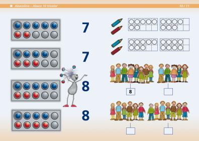 Arbeitsheft Abaco 10 tricolor, 4-7 Jahre