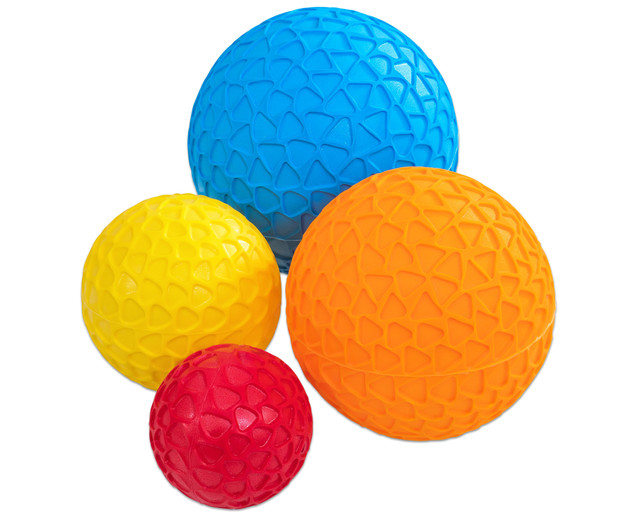 Easygrip Ball-Set, 4 Größen in leuchtenden Farben, ab 3 Jahre