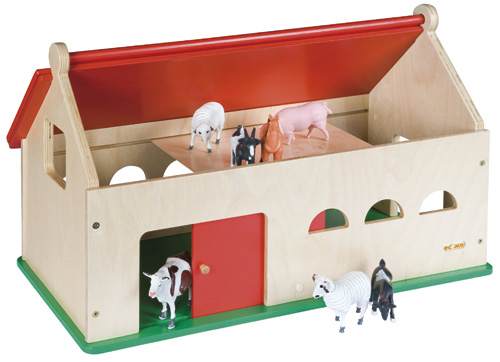 Bauernhof klein, Spielzeughaus, ab 3 Jahre
